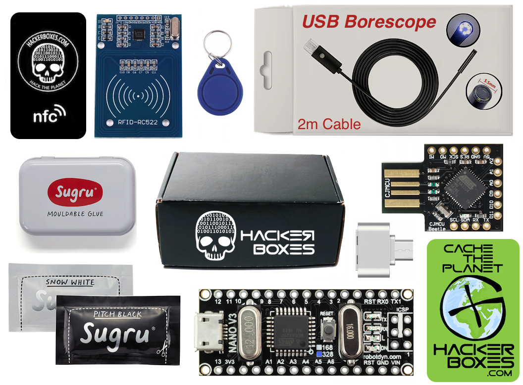 HackerBox #0014 - Cache the Planet