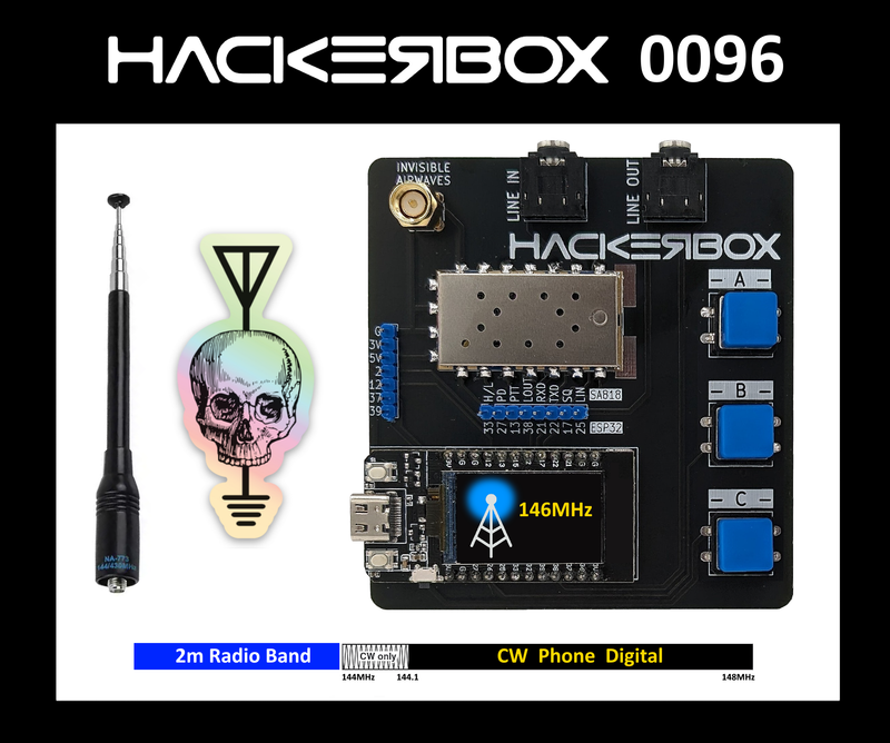 HackerBox #0096 - Two Meter – HackerBoxes