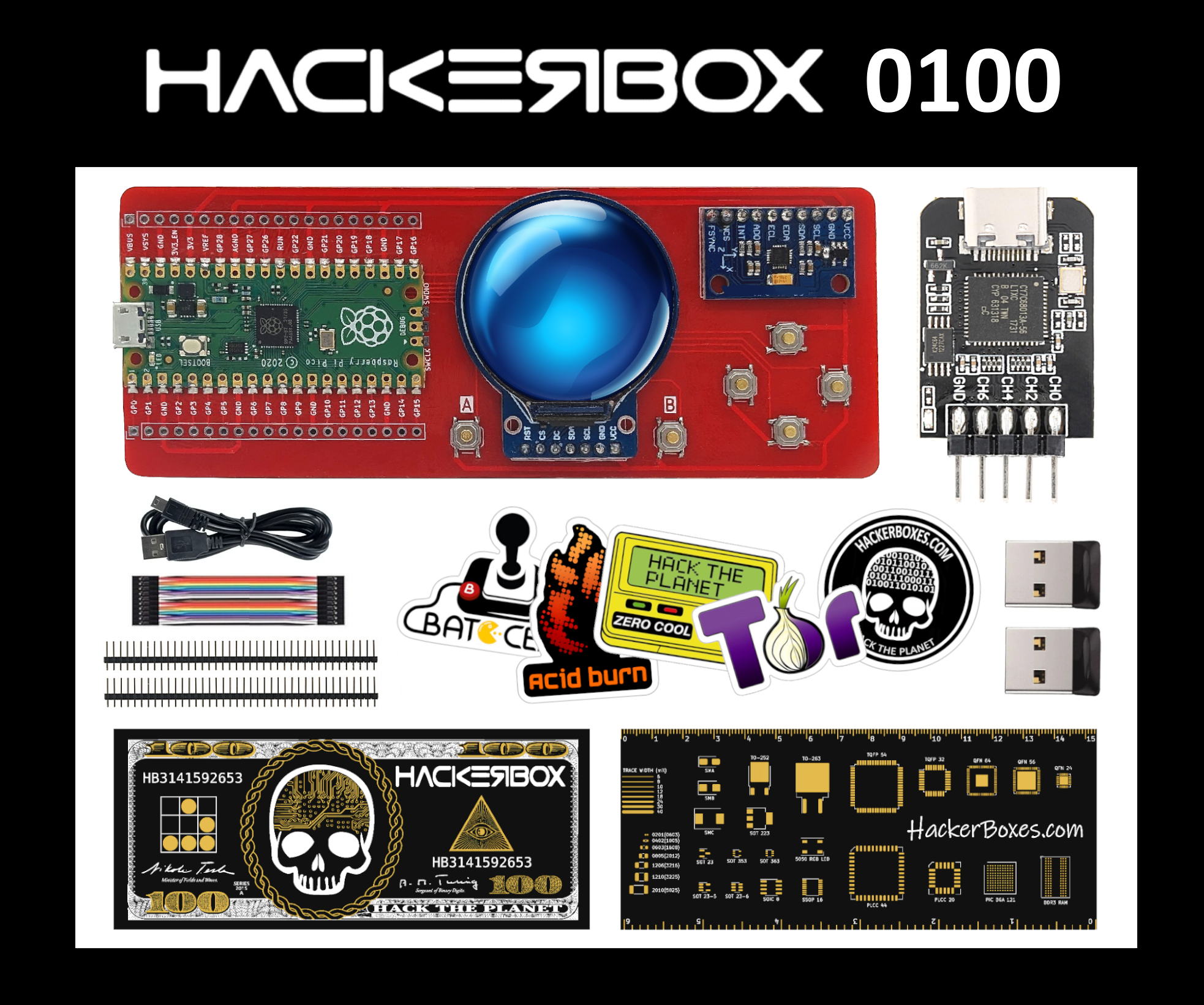 HackerBox #0100 - Centurion – HackerBoxes