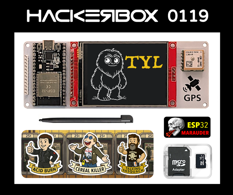 【新品未使用】Astar Network LFGM Mystery Box HackerBox #0119 - Geopositioning – HackerBoxes