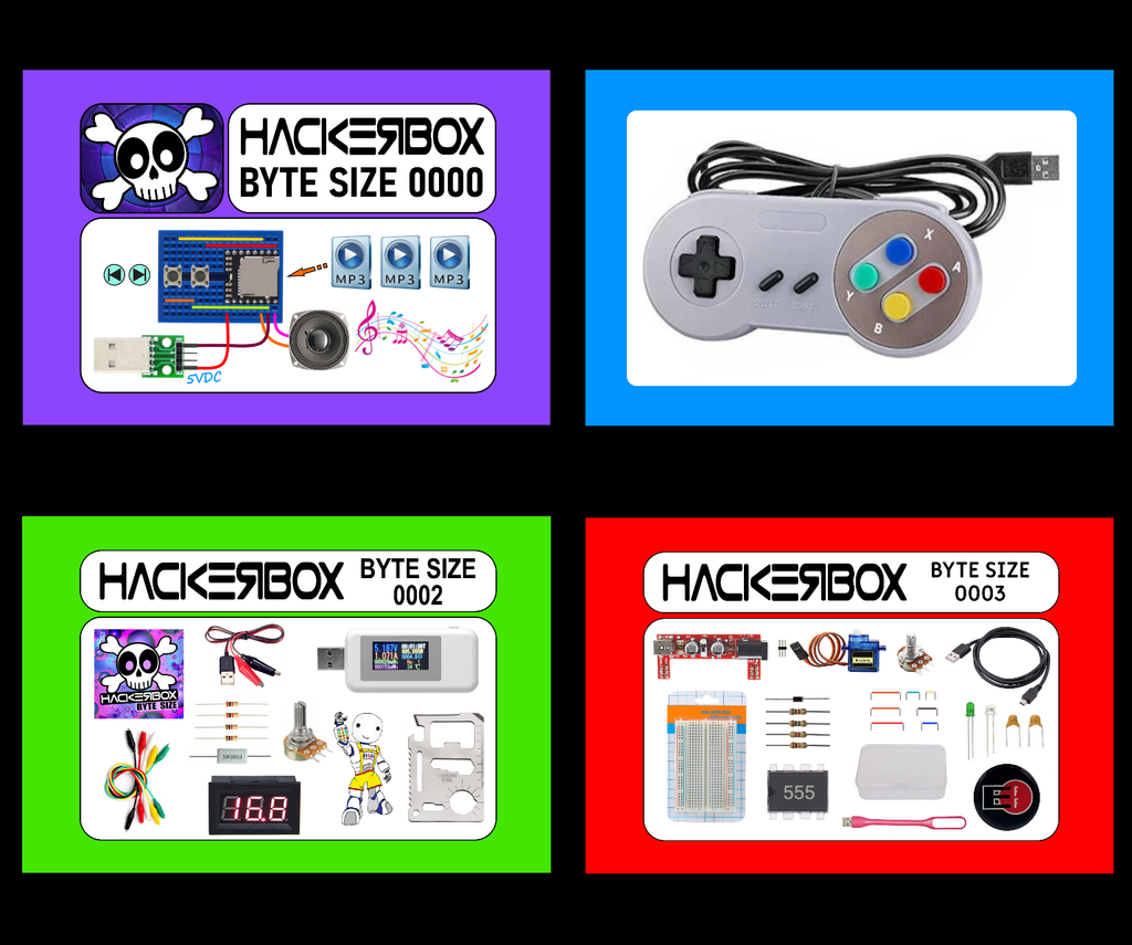 Byte Size Bundle – HackerBoxes