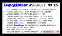 BadgeBuddy Solder Kit