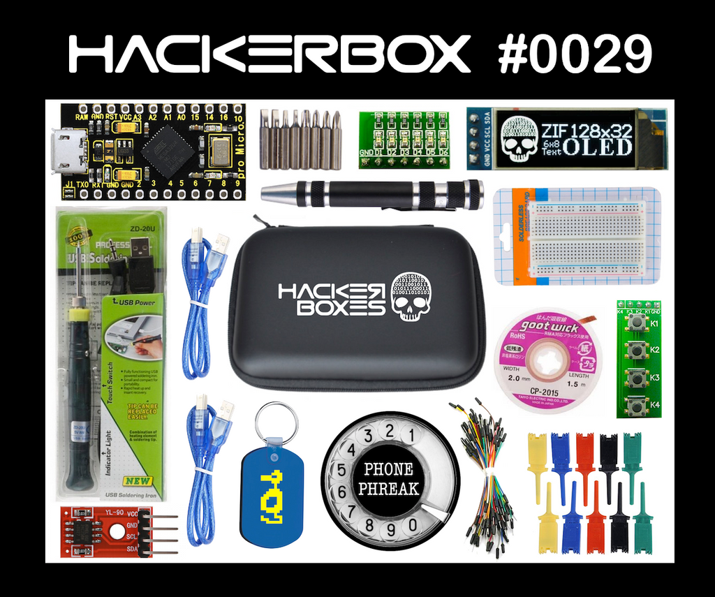 HackerBox #0029 - Field Kit – HackerBoxes