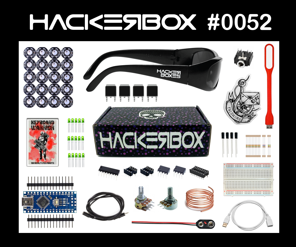 HackerBox #0052 - Freeform – HackerBoxes